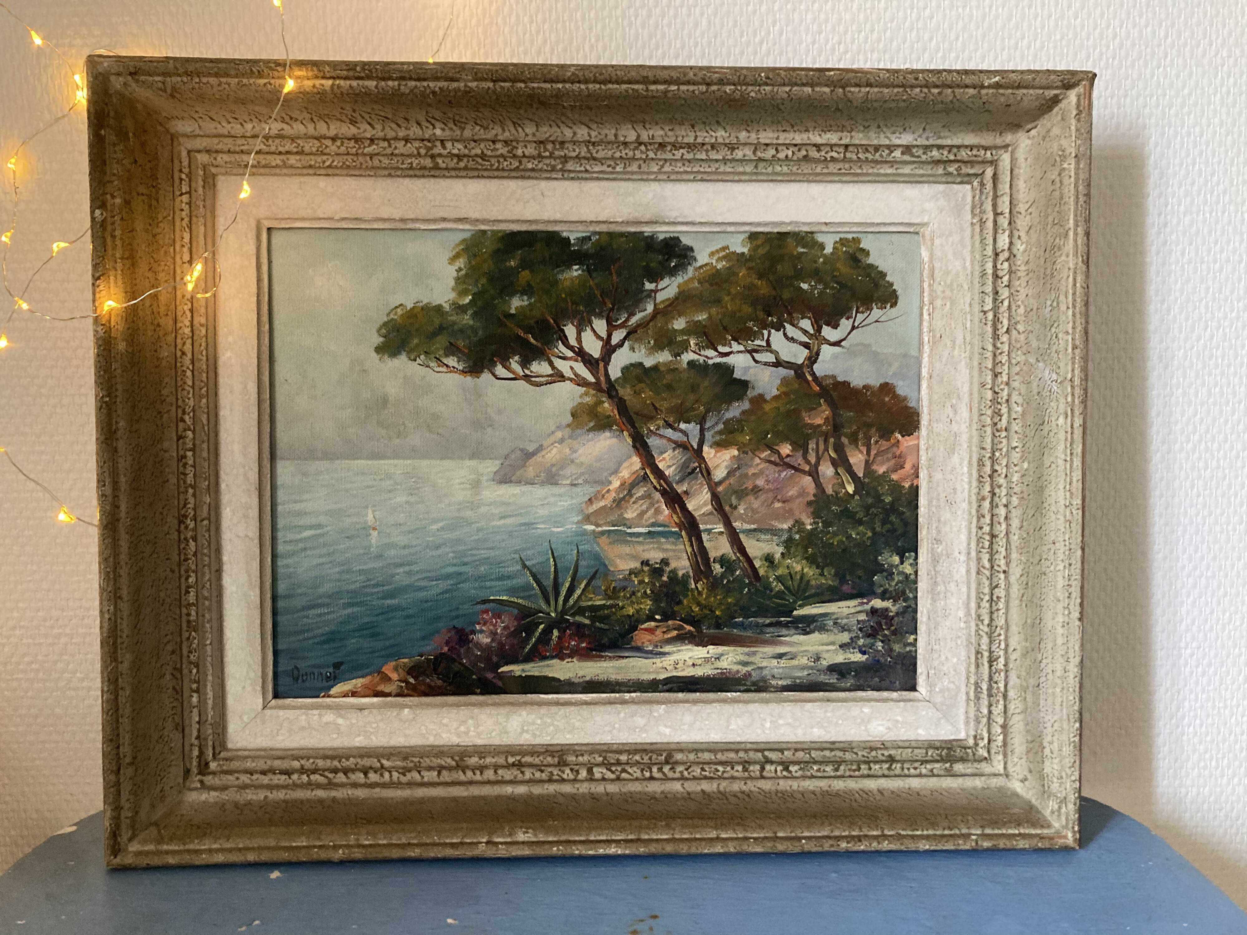 Landscape painting oil