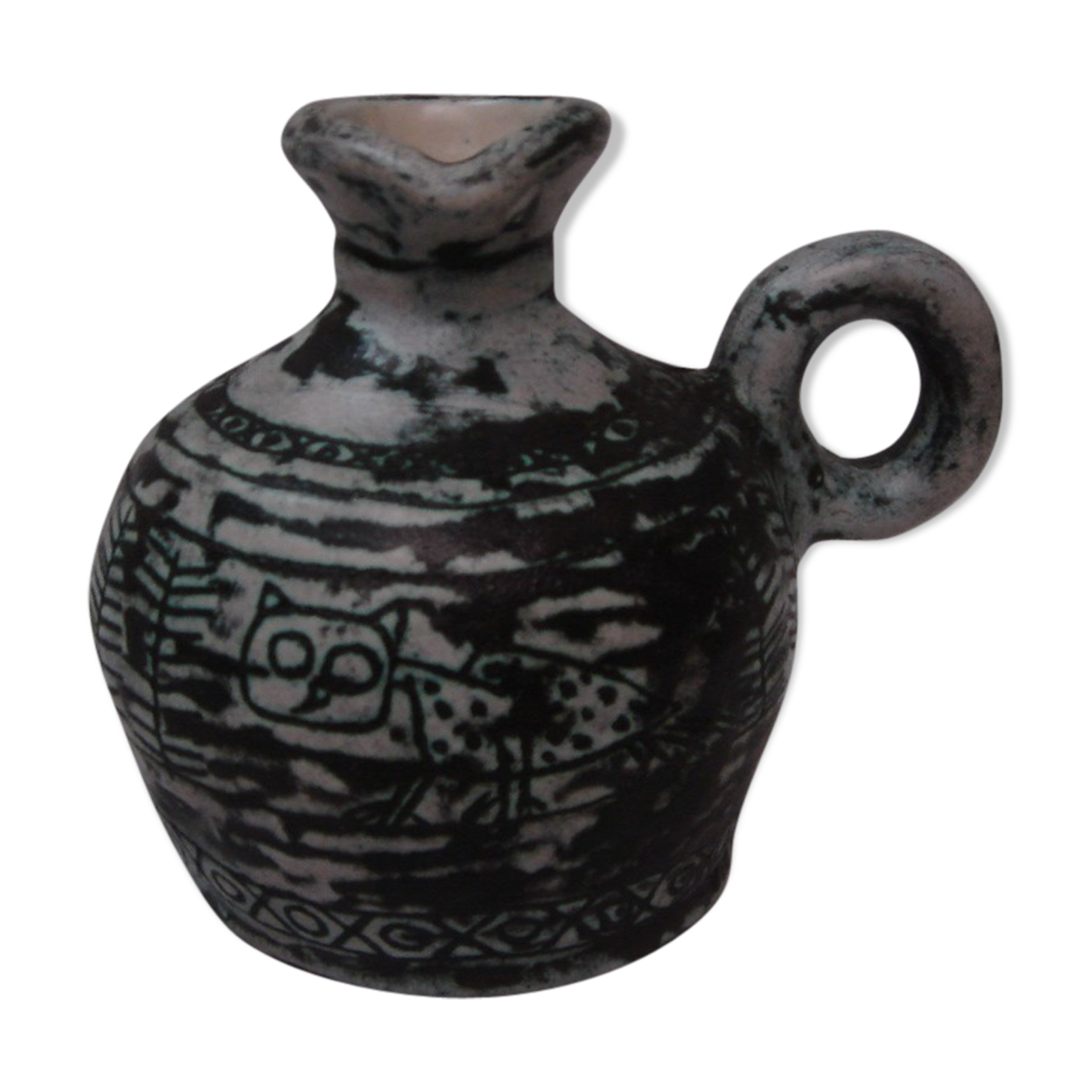 Ceramic pitcher 1950 J.Blin