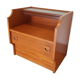 Lighted vintage bedside table