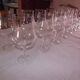 16 balloons crystal burgundy or bordeaux glasses
