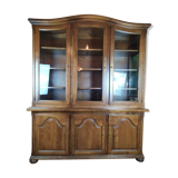 Solid wood library showcase