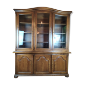 Solid wood library showcase