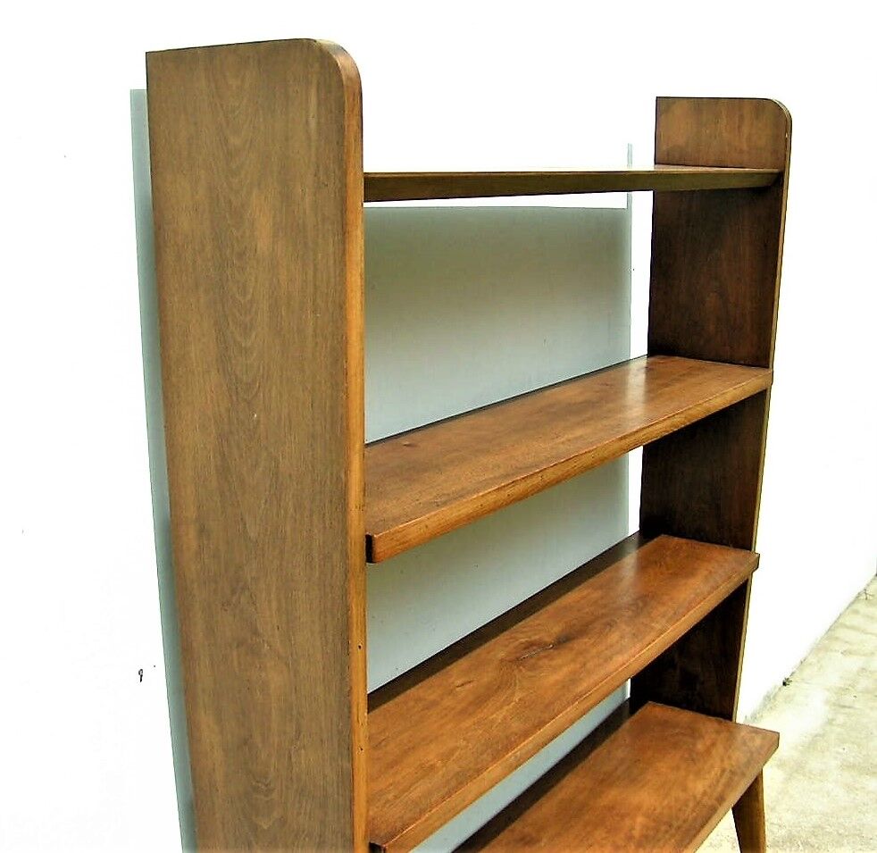 Compass foot library shelf