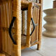 Natural rattan and cane bookshelf – 1970s