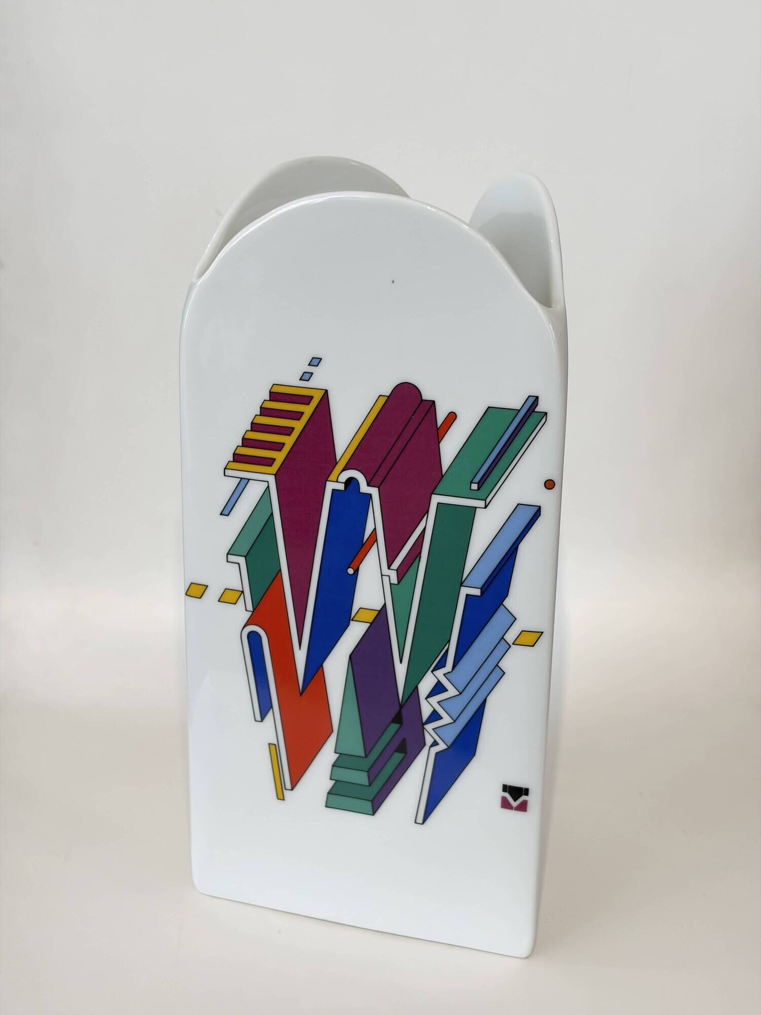 Vase en Céramique par Marcello Morandini pour Rosenthal, 1980s