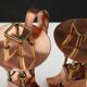 Pair of copper Table Candlesticks by Carl Deffner, Germany ca 1910