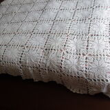 Crocheted bedspread