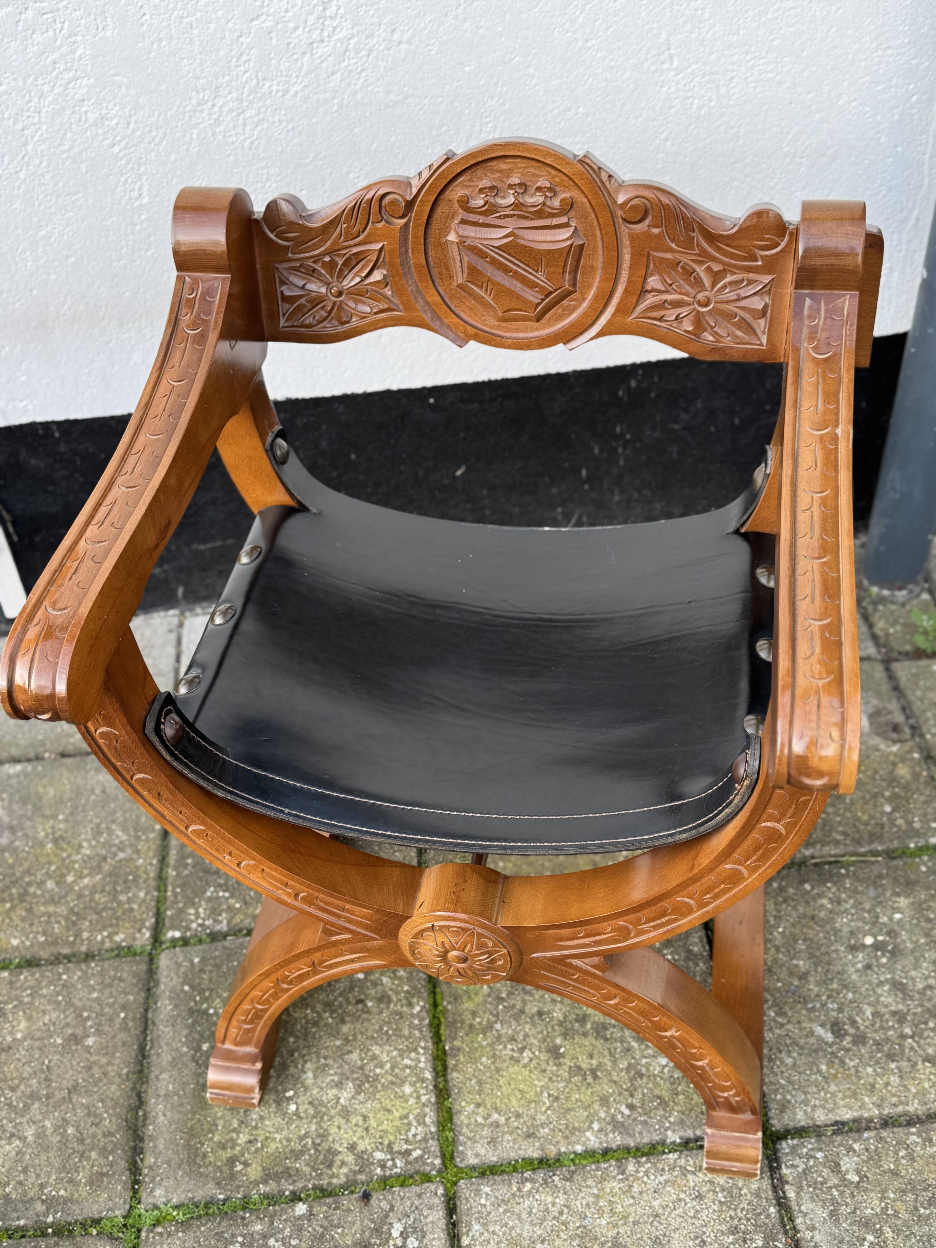 Savonarola Renaissance Revival Chair