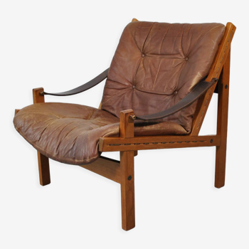 Fauteuil Safari par Torbjörn Afdal pour Bruksbo Norwegen 1960