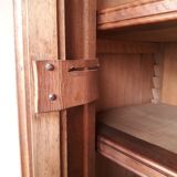 Large walnut library XIX°
