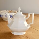 Small vintage porcelain jug Johnson Brothers with Pearl pattern.