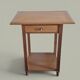 Table d’appoint chêne – Lignes architecturales, esprit moderniste 1940