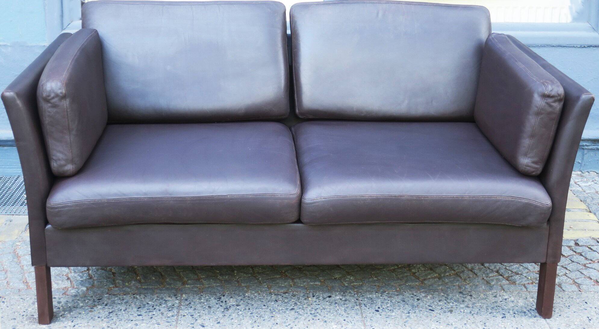 Danish mid century sofa with down filled cushions, 1970