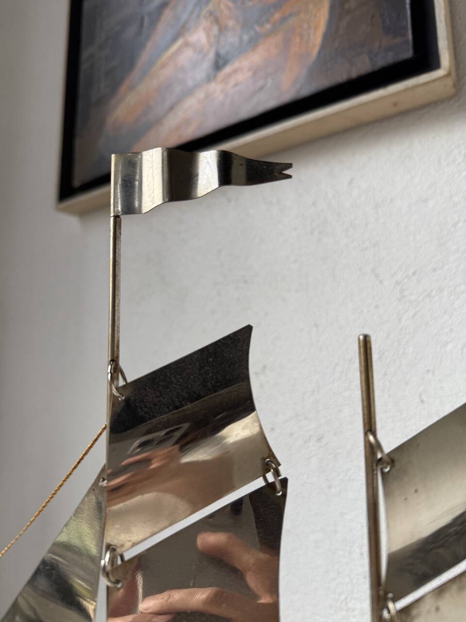 Stainless steel boat from the 1980s.