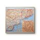 Imprimée en 1953, de Saint-Raphaël à Menton.