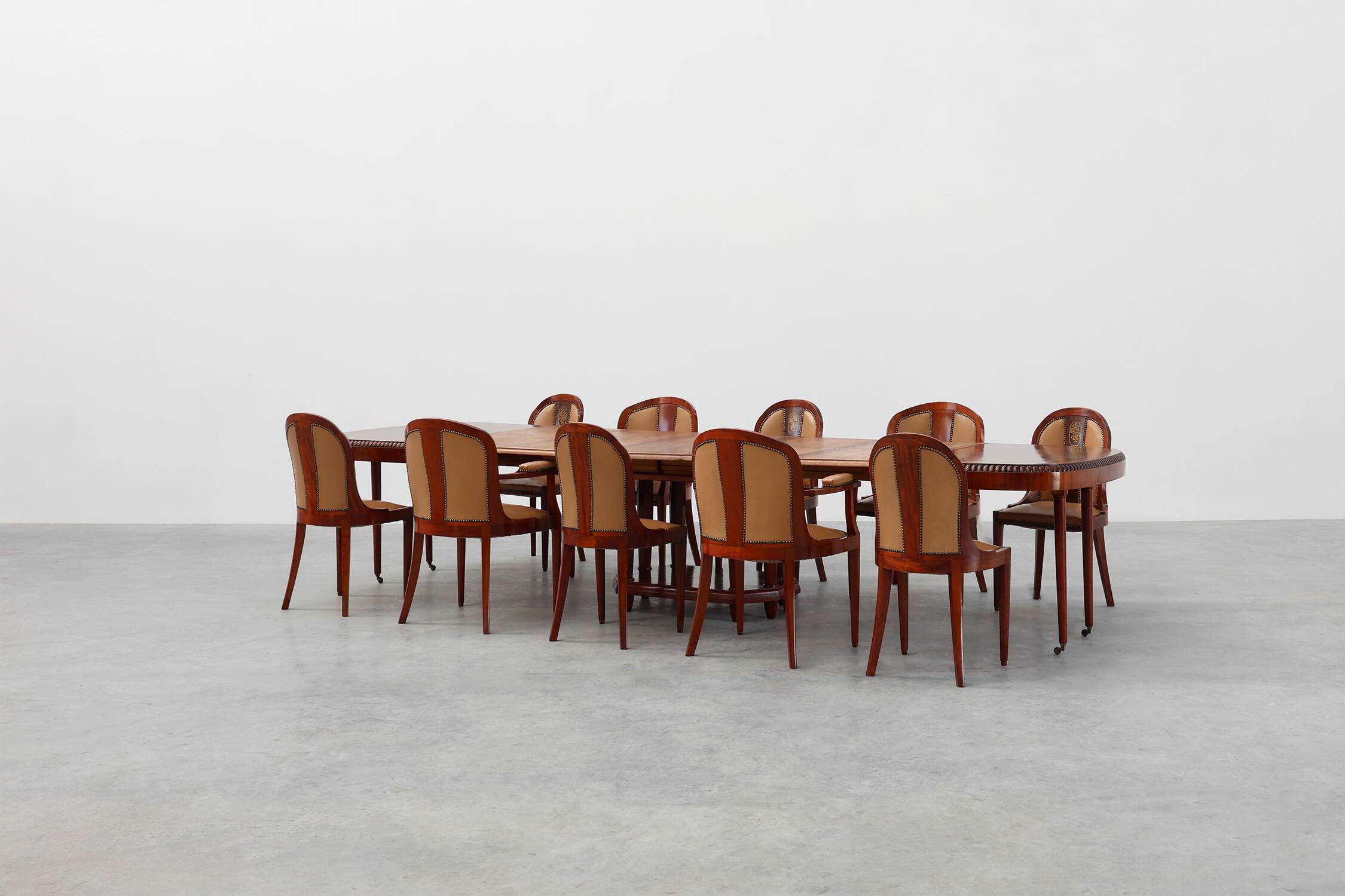 Art Deco Extendable Dining Table by De Coene, Belgium 1935