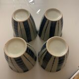 Set of 4 vintage cups