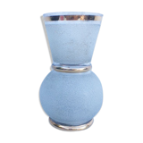 White and gold vase