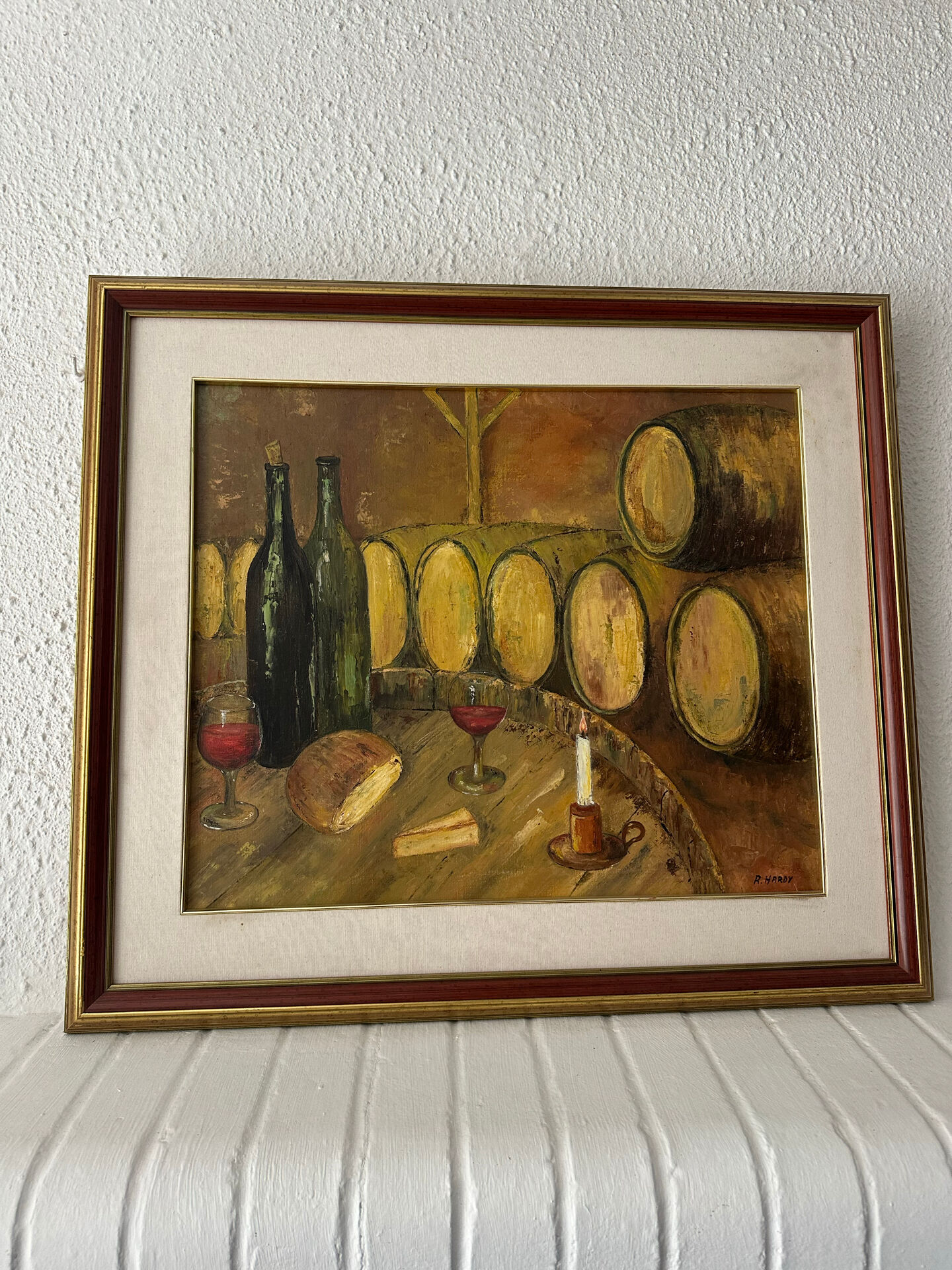 Peinture à l’huile nature morte