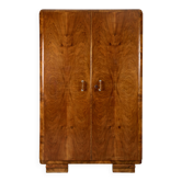 Art Déco Wardrobe, 1950s, Czechoslovakia
