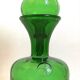 Carafe with stopper Empoli green 1970s Height 27 cm
