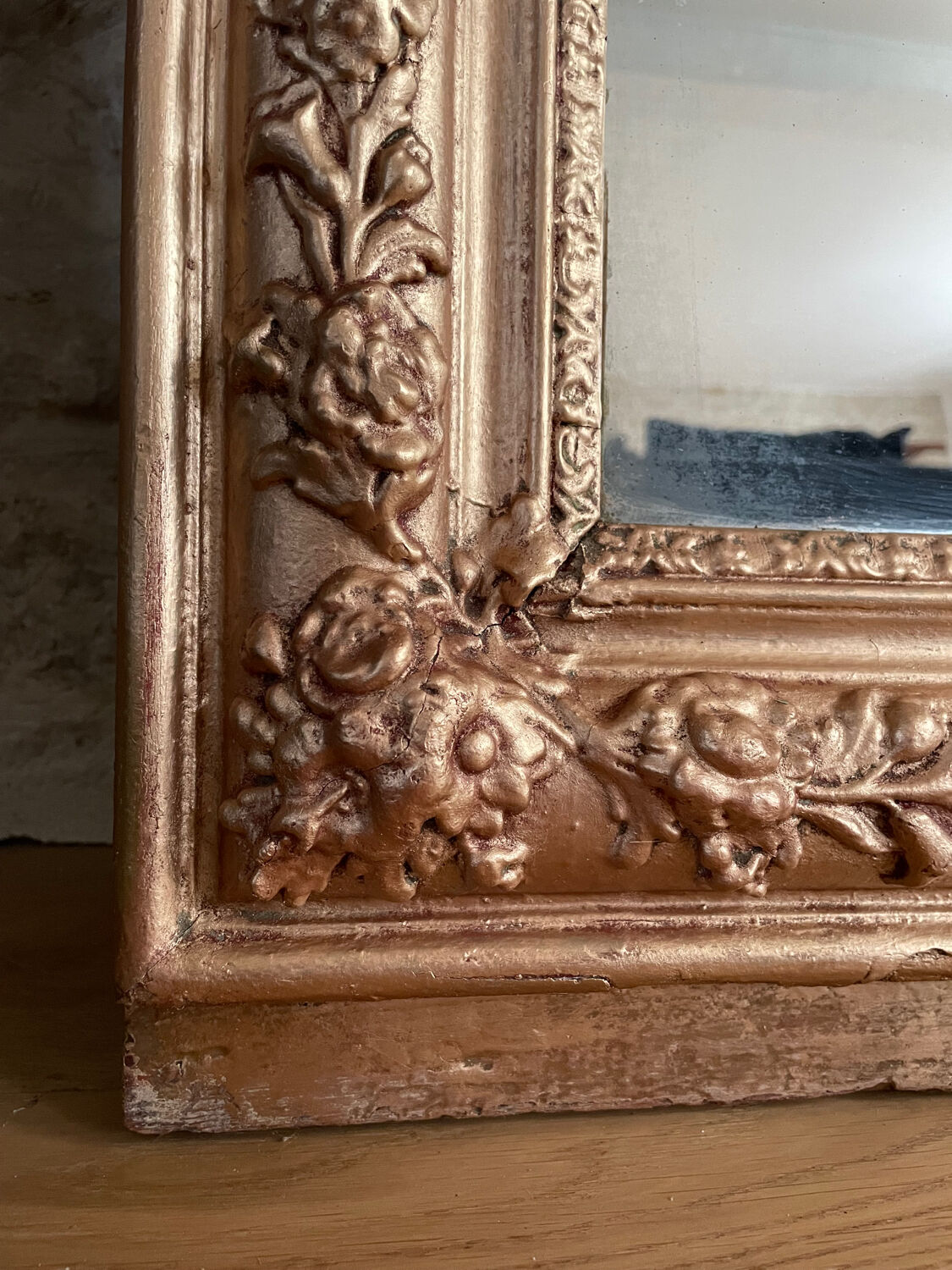 Antique Louis Philippe mercury mirror