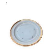 Set of golden Limoges plates