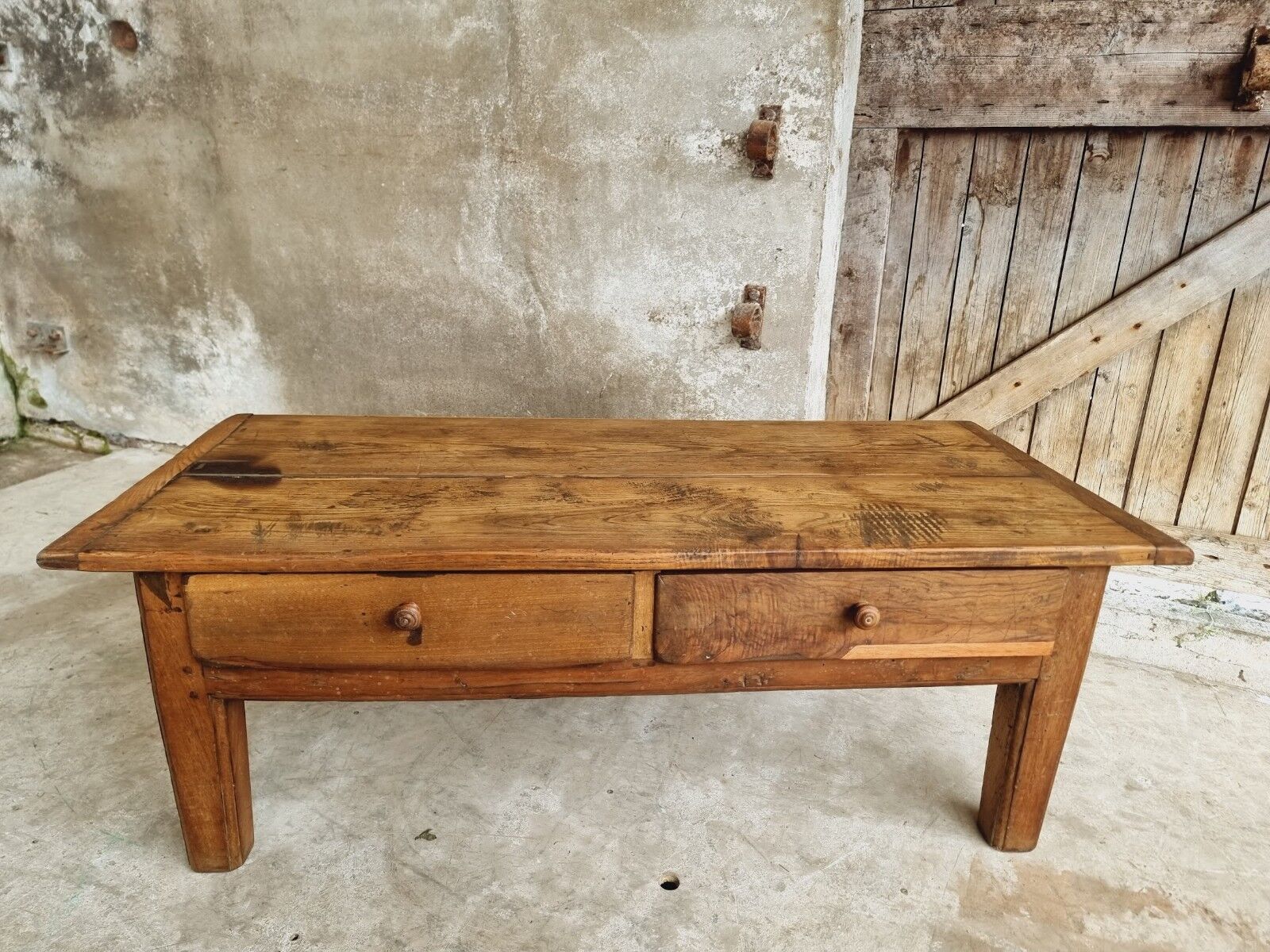 Antique coffee table TV furniture 19th century