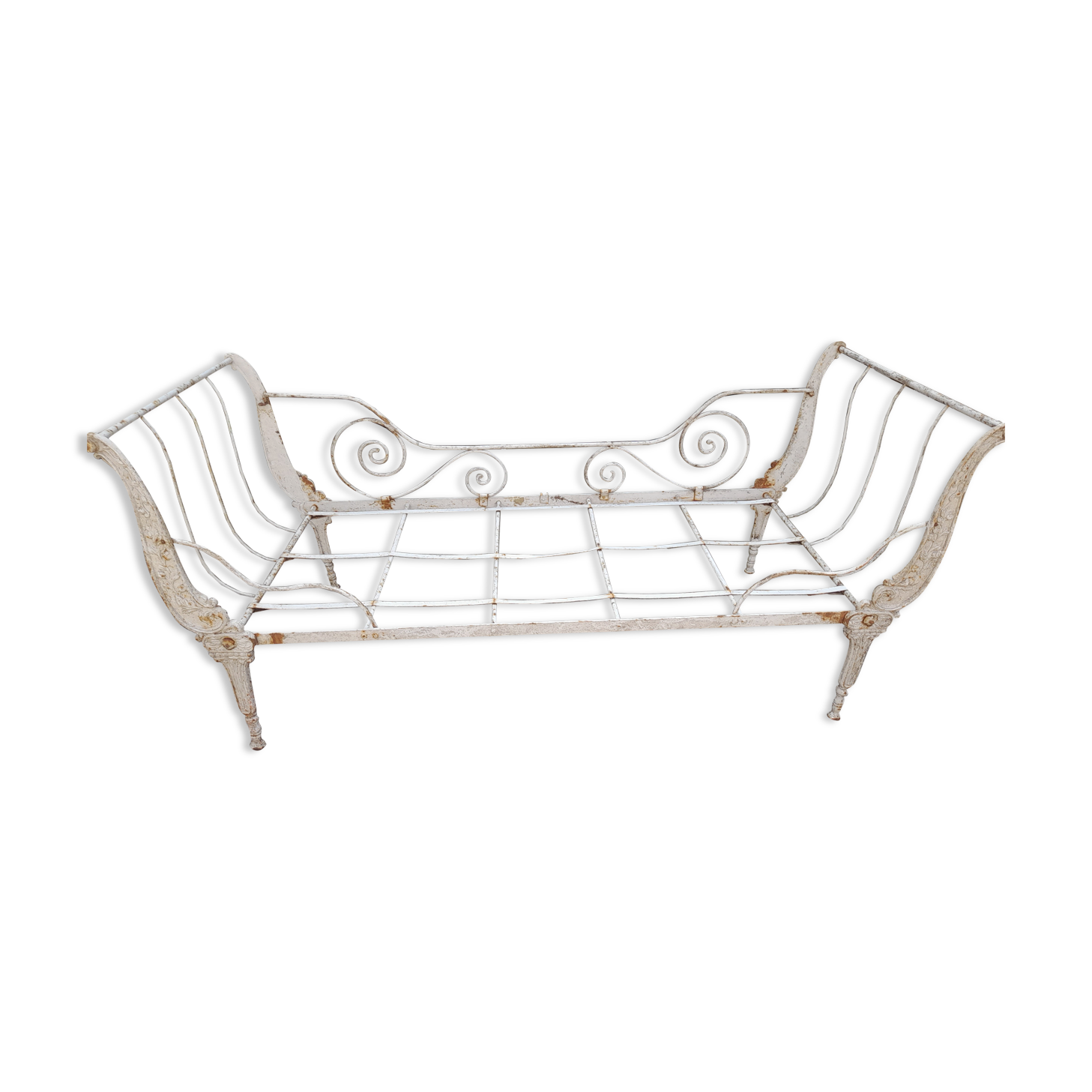 Bench bed wrought iron sofa