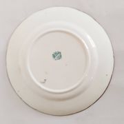 Porcelain dessert plate, Minton Decor 235, pink, Sarreguemines