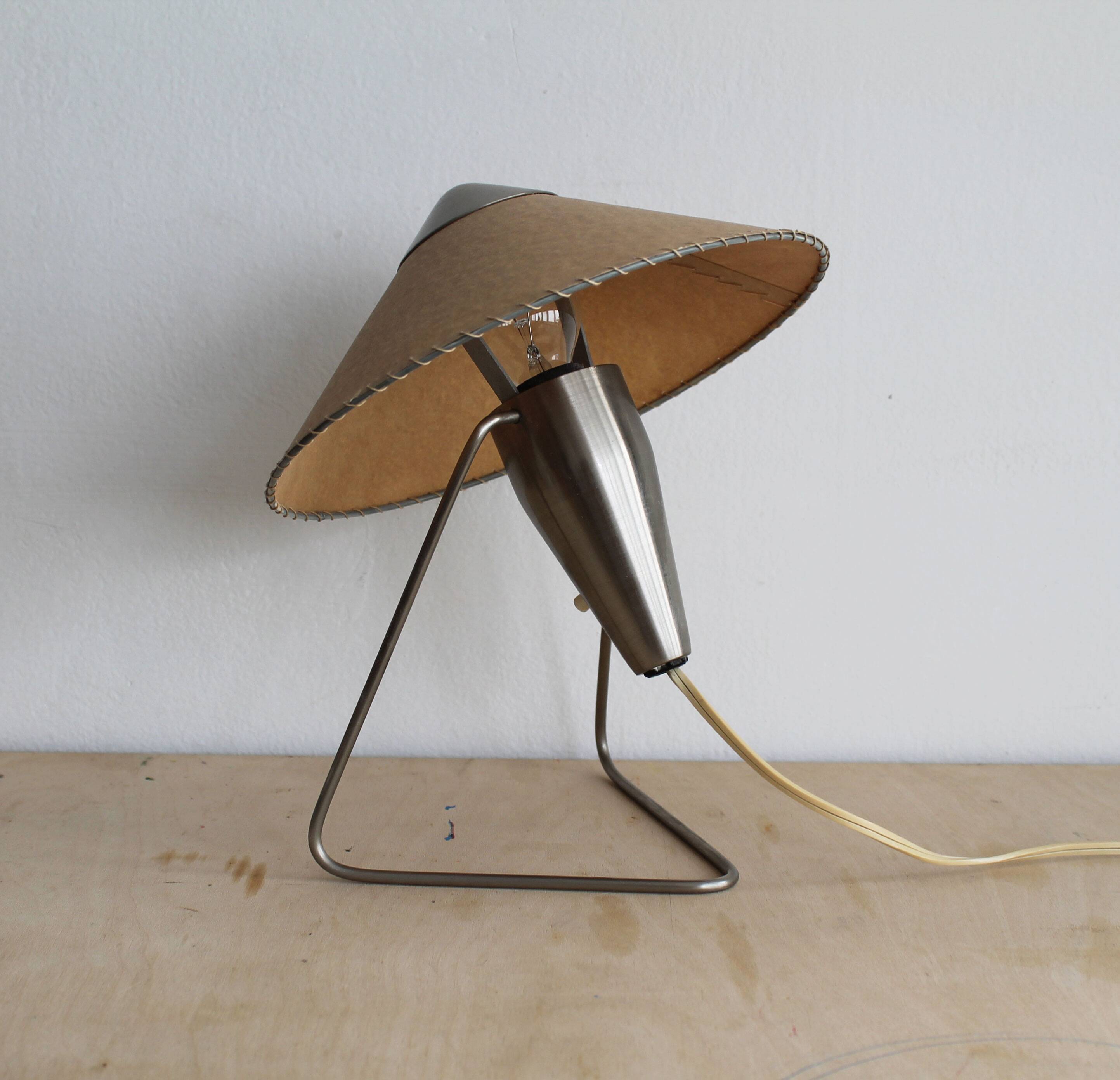 1950s Czech Modernist Table Lamp by Helena Frantová