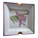 Sublime Pocket Bowl in Limoges Porcelain, Hand-Painted Iris & Gold Leaf