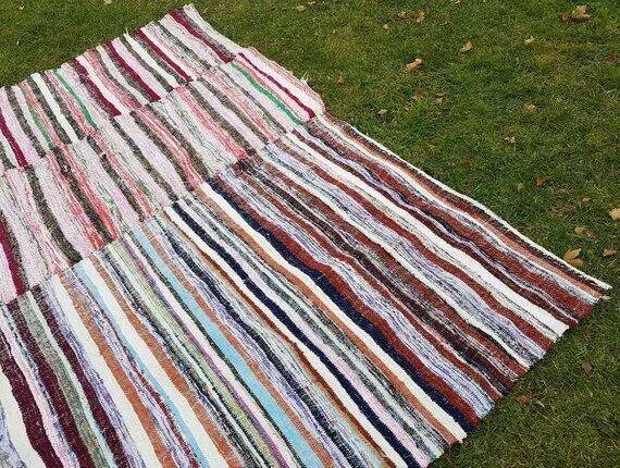 Vintage Turkish kilim, handwoven, 225x300 cm.