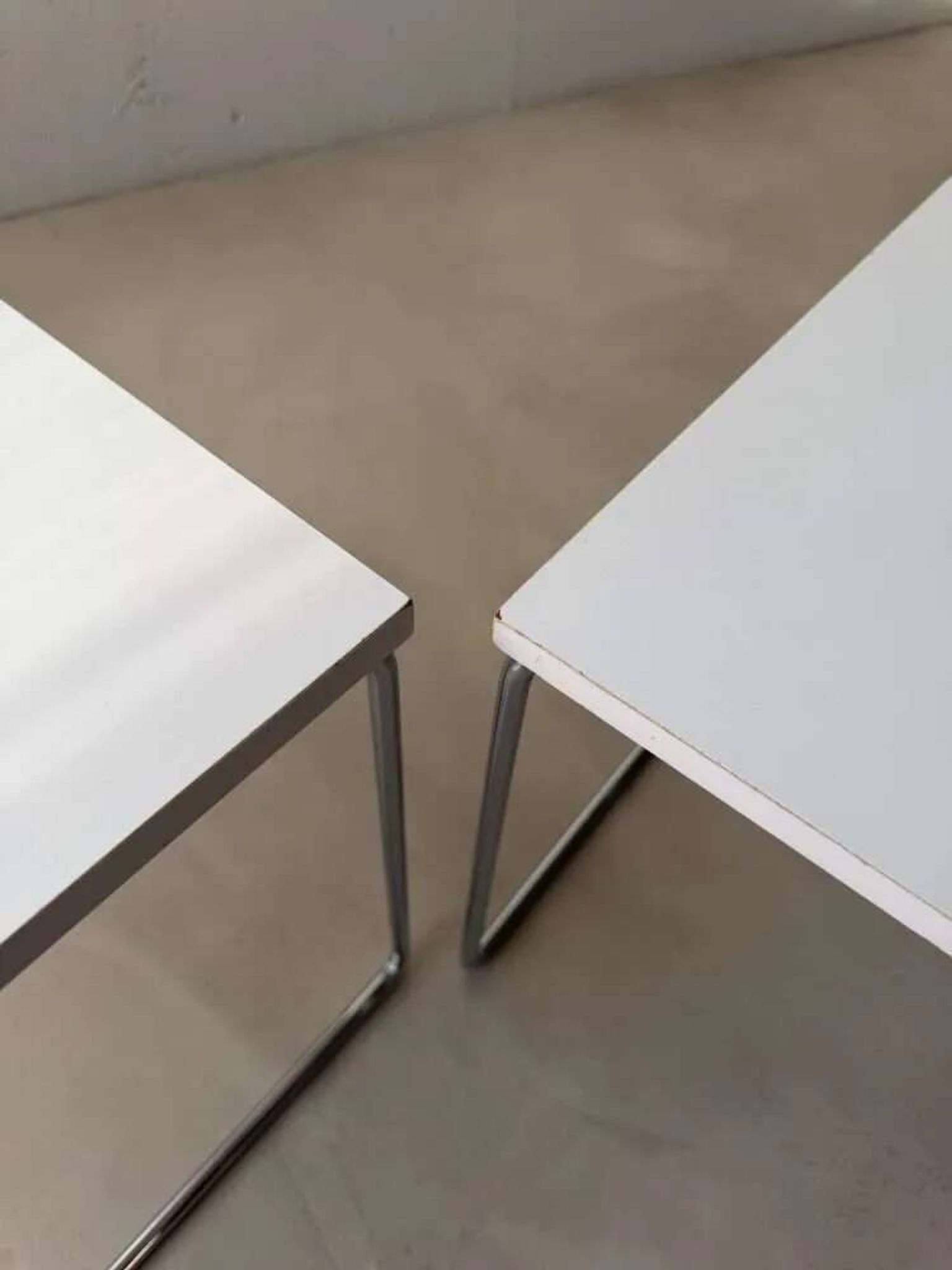 Brabantia side tables 1970s minimalist design