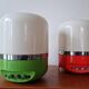 Set of Two Midcentury Table Lamps, Space Age, Adriano Rampoldi, Italy, 1970s