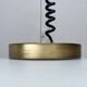 Orion counterweight pendant lamp in mid-century modern German space style, made of Staff Leuchten glass, 1960s.
