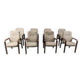 Vintage bentwood dining chairs set of 8 - 1993