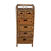 Commode en rotin