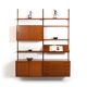 Teak Wall System by Kai Kristiansen for FM 1960s