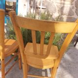 pair of Luterma style bistro chairs