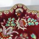 Longwy enamel dish, "Venice" pattern, 1940s-50s