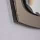 VINTAGE 1960S SMOKED GLASS WALL MIRROR WITH ITALIAN DESIGN SPOTLIGHTS