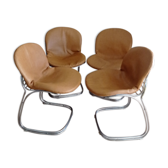 Lot de 4 chaises Sabrina par Gastone Rinaldi