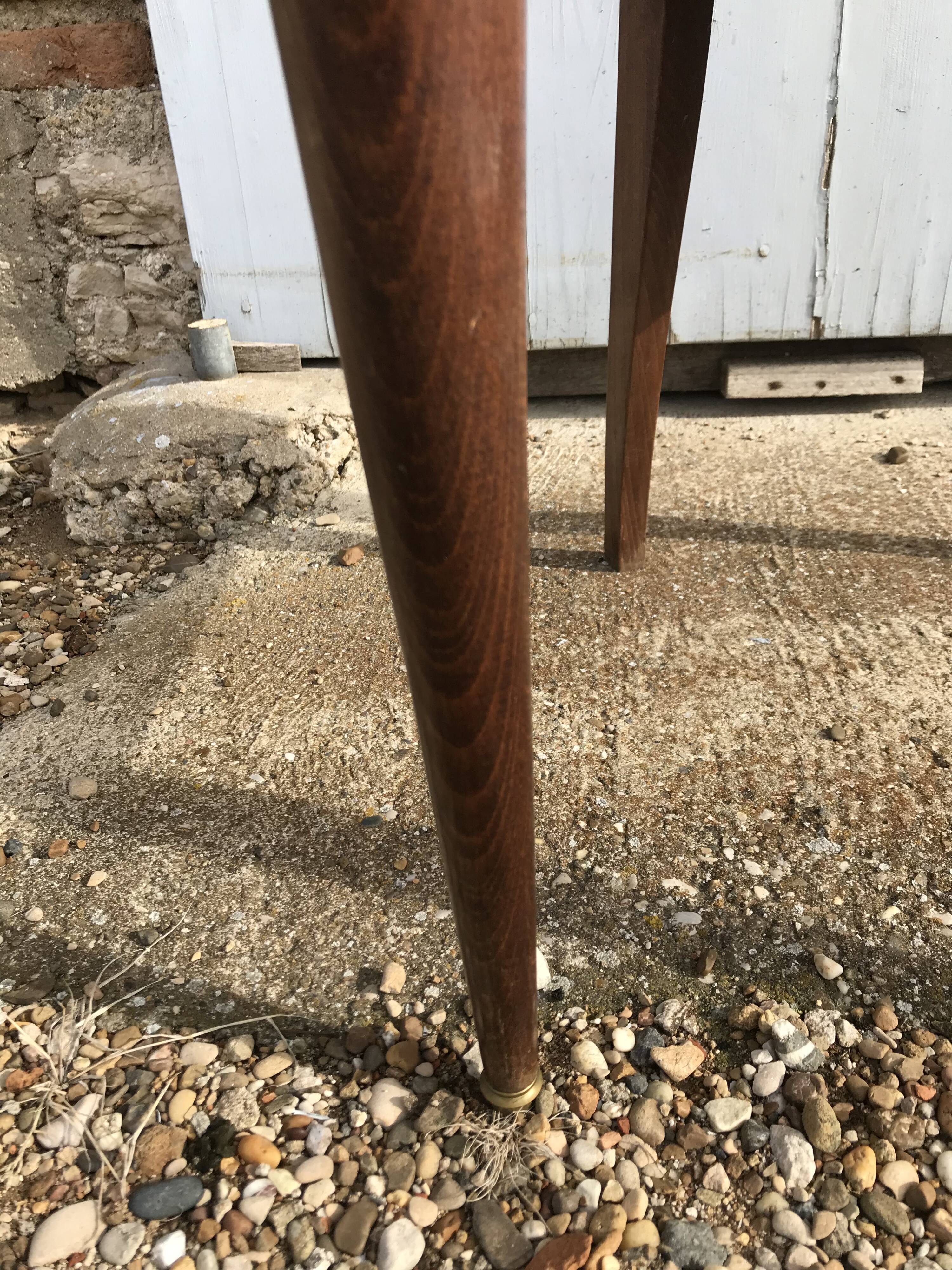 6 chairs art deco red velvet