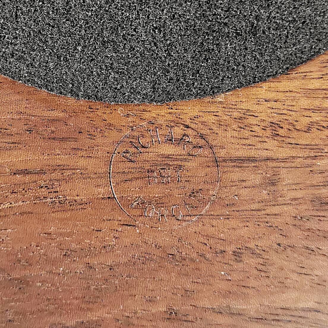 Mid Century teak snack plate, Richard Forgan Bwt, United Kingdom, 1960s.