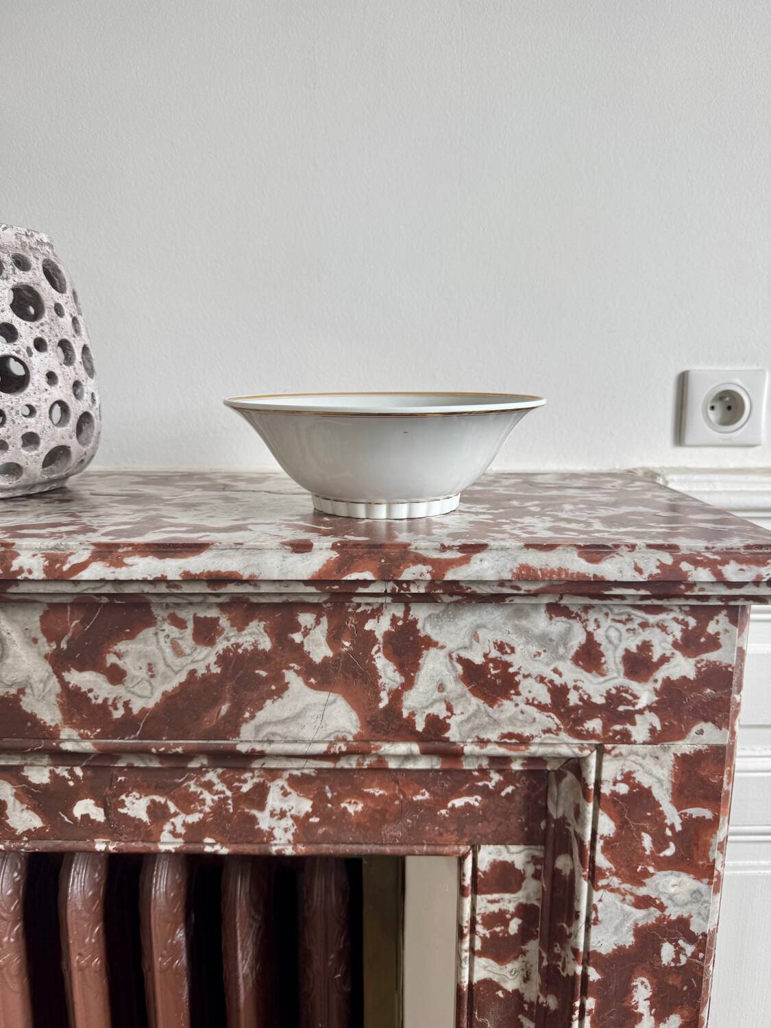 Limoges porcelain salad bowl