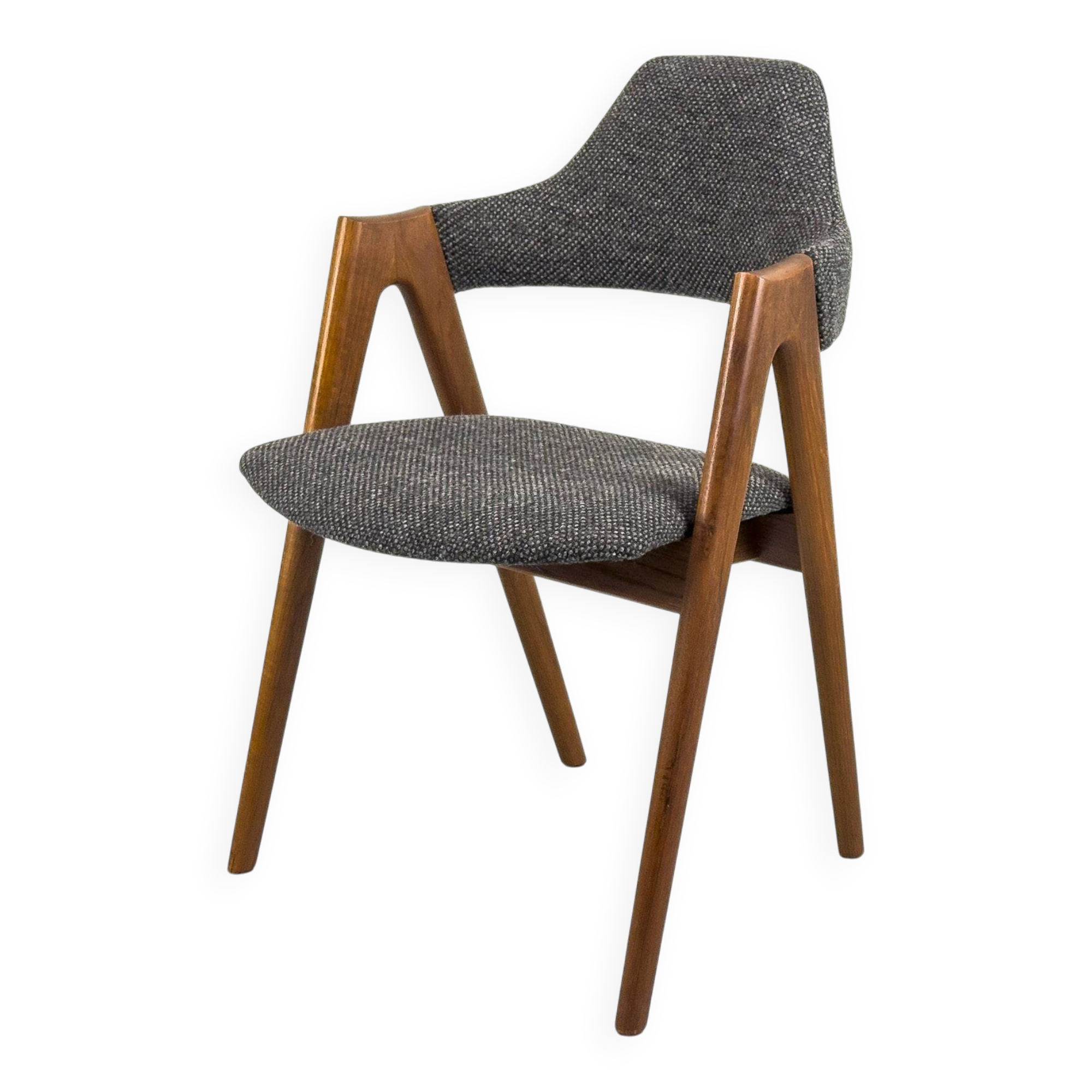 Compass Chair in Teak by Kai Kristiansen for SVA Møbler, 1960s