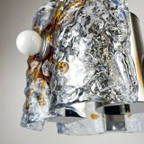 Mid-century Murano glass chandelier attributed to Toni Zuccheri for Mazzega, Italy, 1970s.