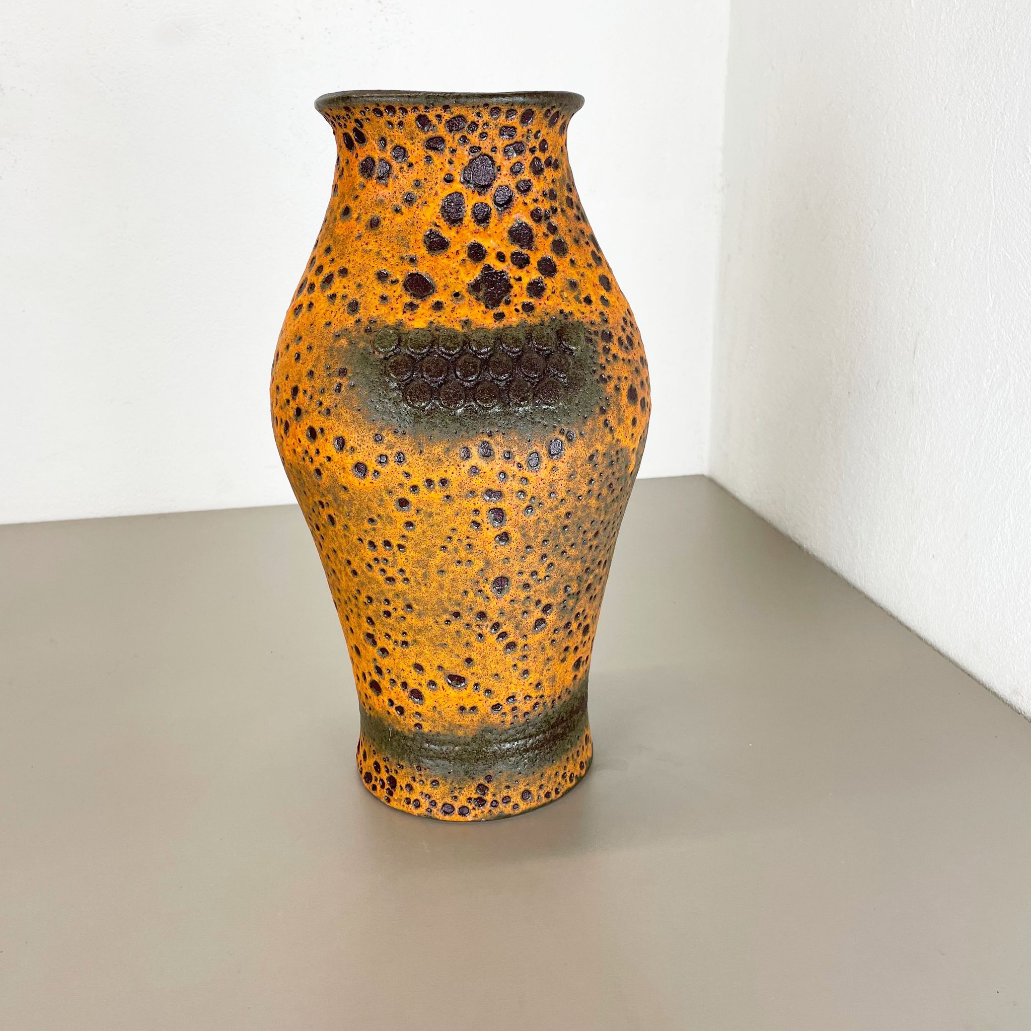 Fat Lava Ceramic Vase "Robot" by Heinz Siery Carstens Tönnieshof, Germany, 1960s