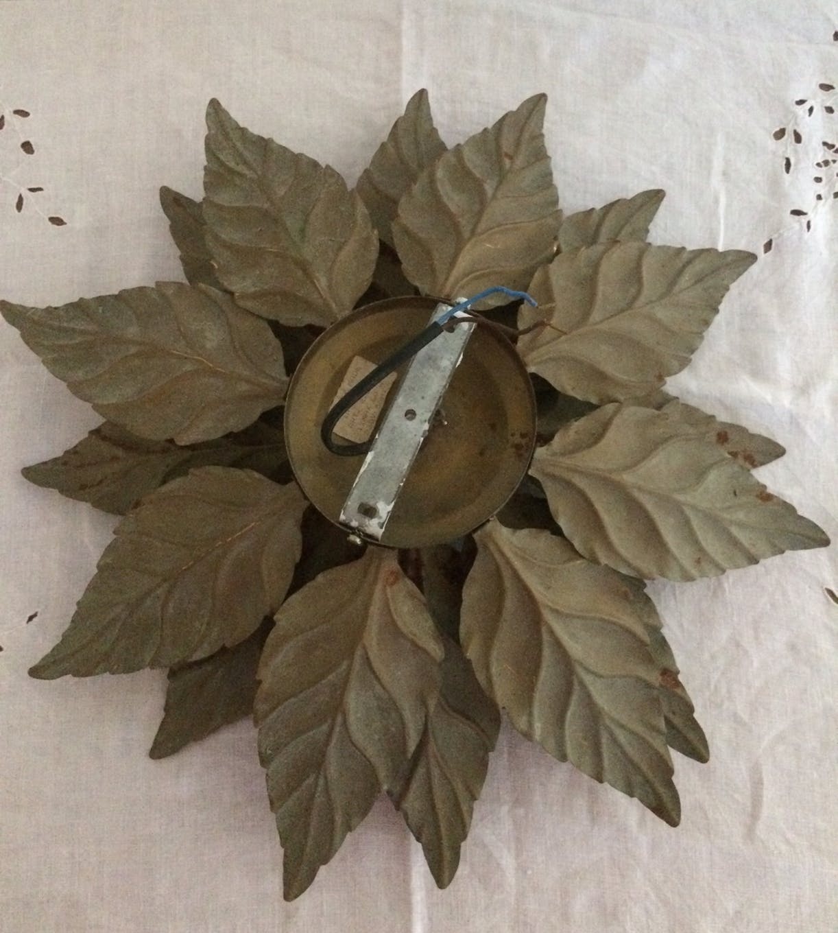 Vintage flower sconce